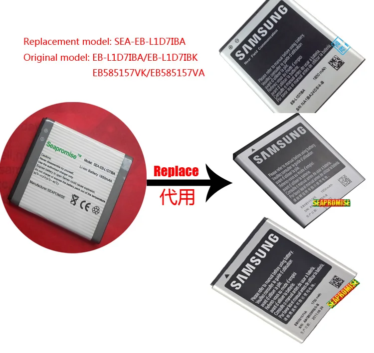 Аккумулятор для SAMSUNG Galaxy S Hercules T989 T989D I727 E120L|battery eb-l1d7iba|infuse 4gbattery for samsung |
