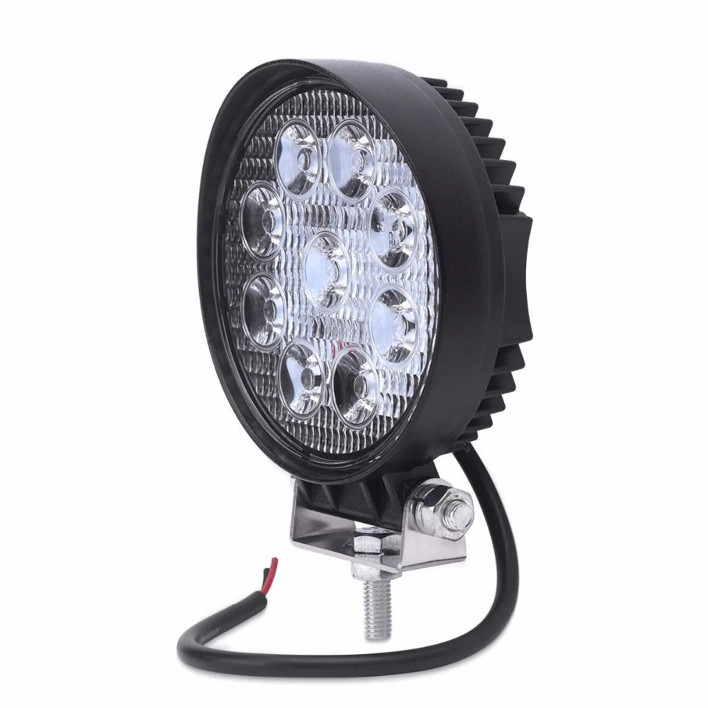 2X 27w светодиодный рабочий светильник 12v для трактора 24V внедорожный 4X4 ATV Лодка bumber