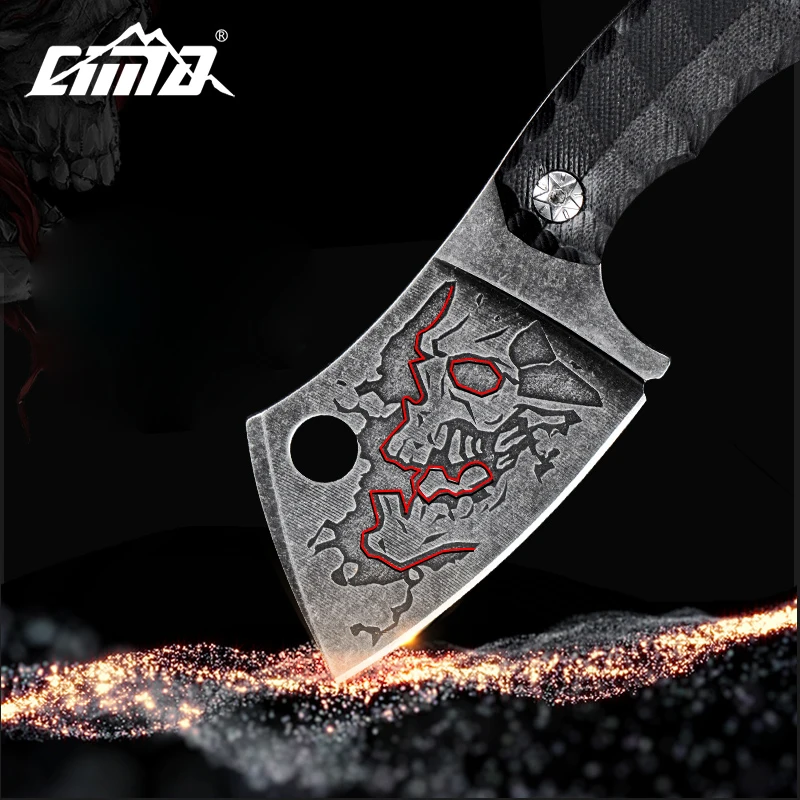 CIMA KK109 маленький нож мясника с черепом тактический нож|tactical knife|small knifeknife tactical |