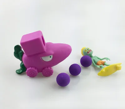 3 PVZ Растения против Зомби Peashooter ПВХ фигурка модель игрушки подарки игрушки для детей высококачественные игрушки, в OPP пакете - Цвет: 3