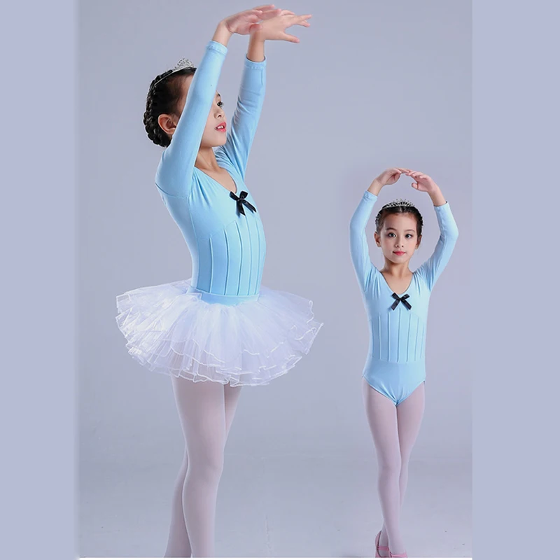 Professional Ballet Dance Outfits Children dance costumes kids Dress Pink Girls Gymnastics Leotard Dancewear tops / skirt | Тематическая