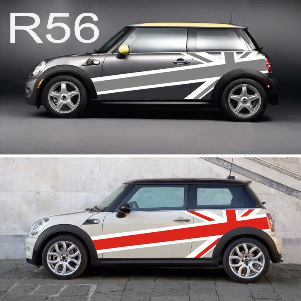 Универсальная наклейка на боковую дверь автомобиля наклейки украшения для BMW MINI