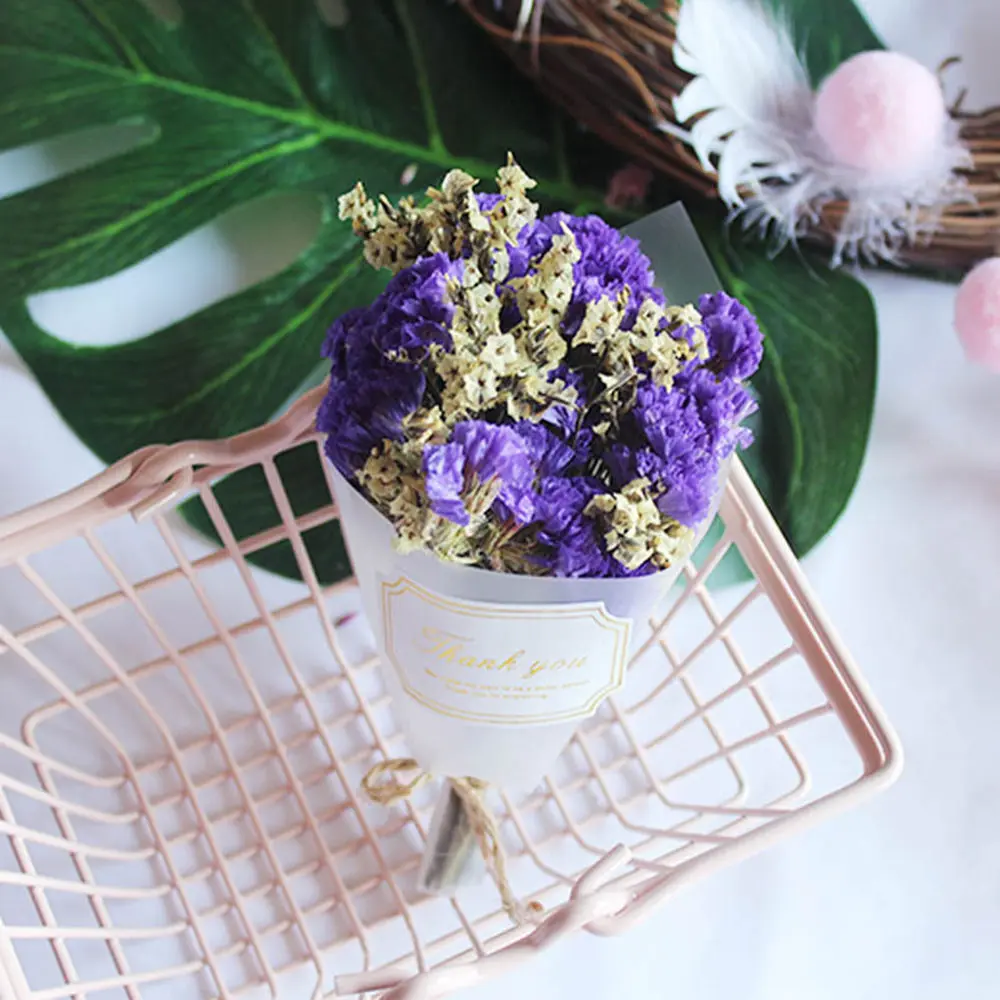 Purple 2 1 шт./лот Натуральные сушеные цветы Мини хрустальная трава для свадьбы дома украшения для самодельного изготовления подарочная упаковка сушеные цветы реквизит для фотосессии - Цвет: Purple 2