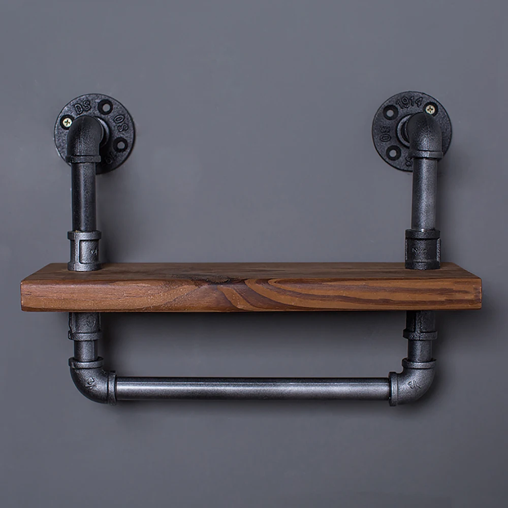 Famirosa настенная железная труба книжная полка Ретро художественные полки книжный