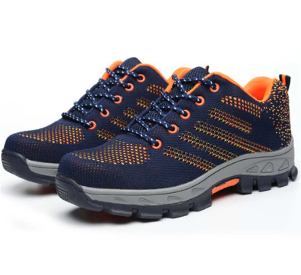 Мужская Уличная обувь из дышащего сетчатого материала со стальным носком