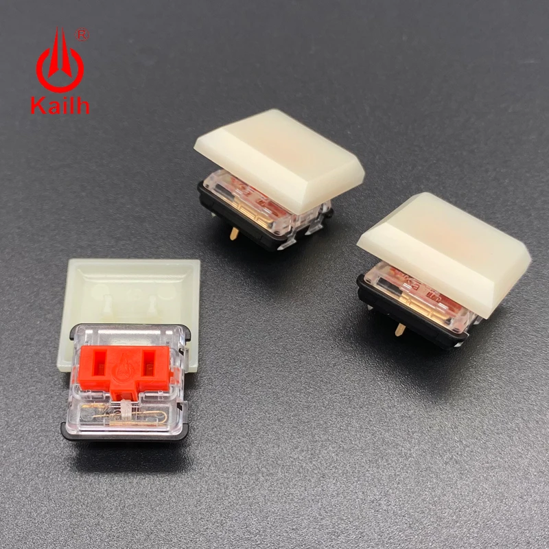 Kailh 1.0u низкопрофильные колпачки для клавиатуры 1350 шоколадный переключатель