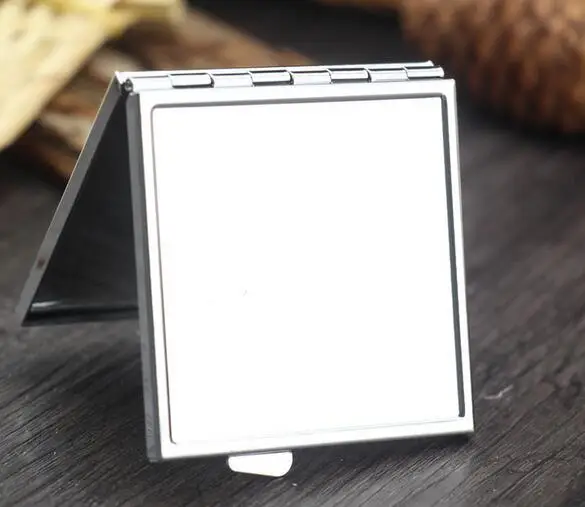 1 шт. компактное металлическое косметическое зеркало 60 мм|mirror women|silver brasilver mirror
