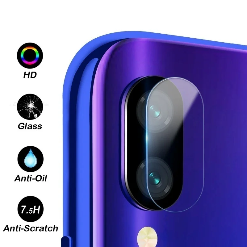 Закаленное стекло для объектива камеры Xiaomi Redmi Note 7 6 K20 Pro Защитное экрана 7a 6a 4x6 5