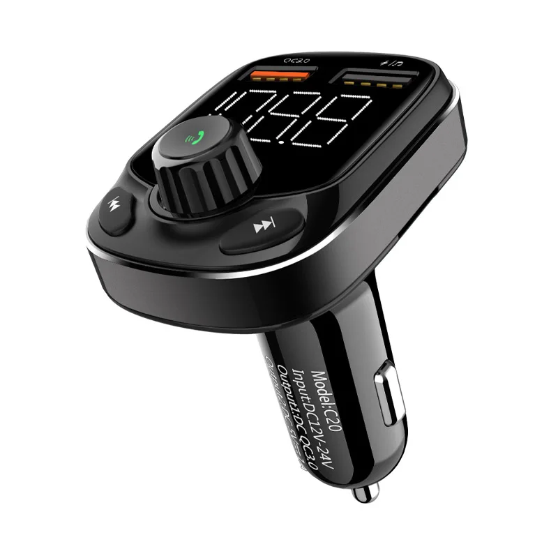 Автомобильный комплект jajabor с Bluetooth громкой связью MP3 плеер fm передатчик двойным