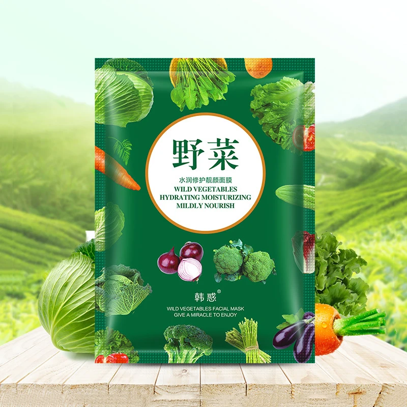 HanHuo дикие овощи маска для лица Маска увлажняющий крем контроль масла питание