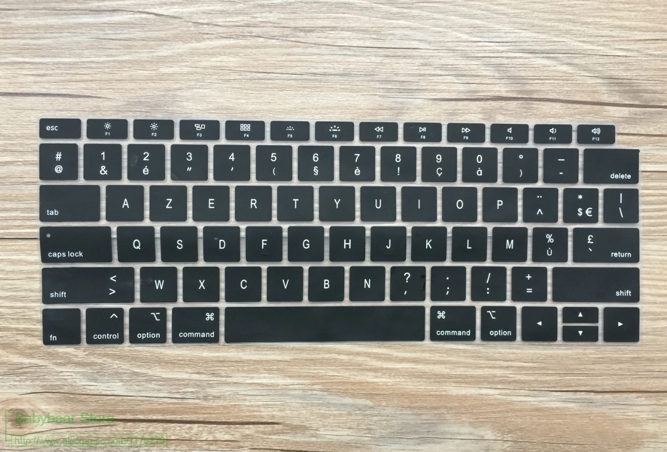 US French A1932 Французский клавир защитный чехол AZERTY для клавиатуры Apple Macbook New Air 13 с дисплеем retina Touch ID A1932 - Цвет: US French A1932