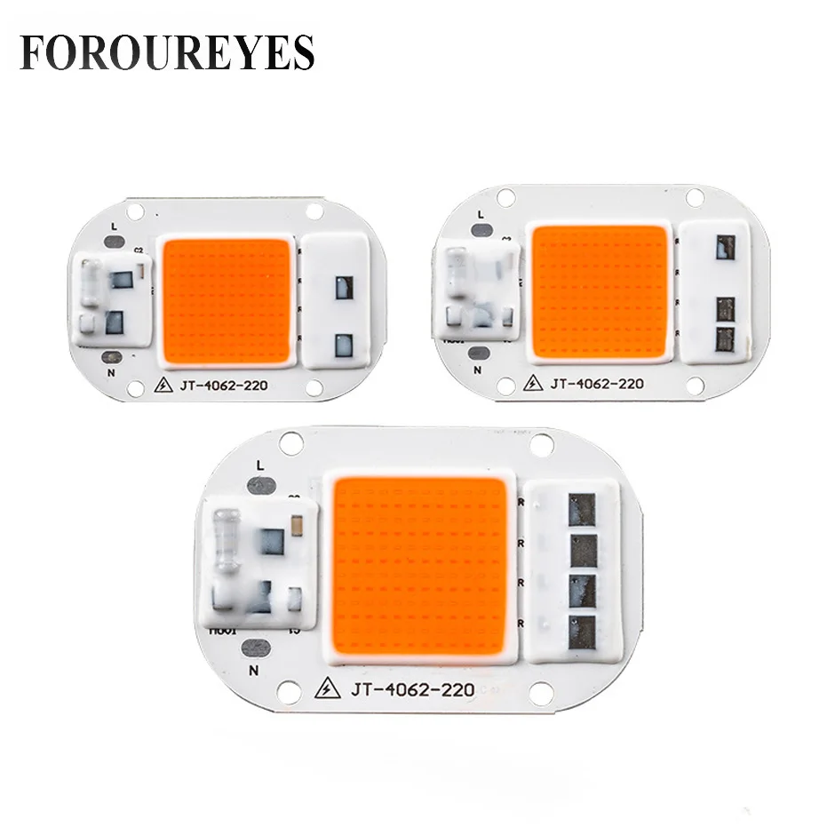 Светодиодная лампа полного спектра для выращивания растений 20 Вт 30 50 220