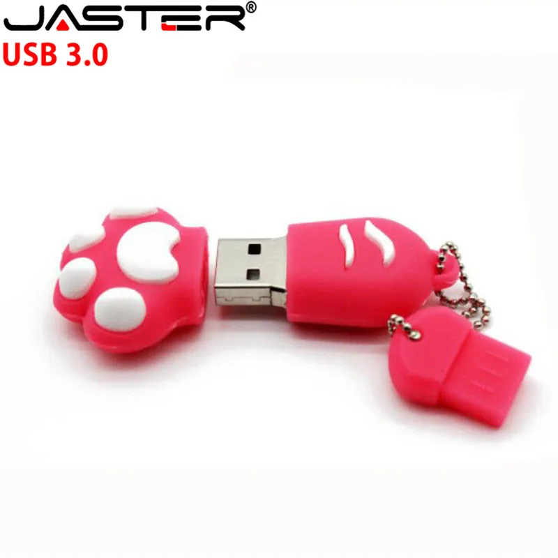 USB-флеш-накопитель JASTER в виде кошачьей лапы 64 ГБ 32 16 | Компьютеры и офис