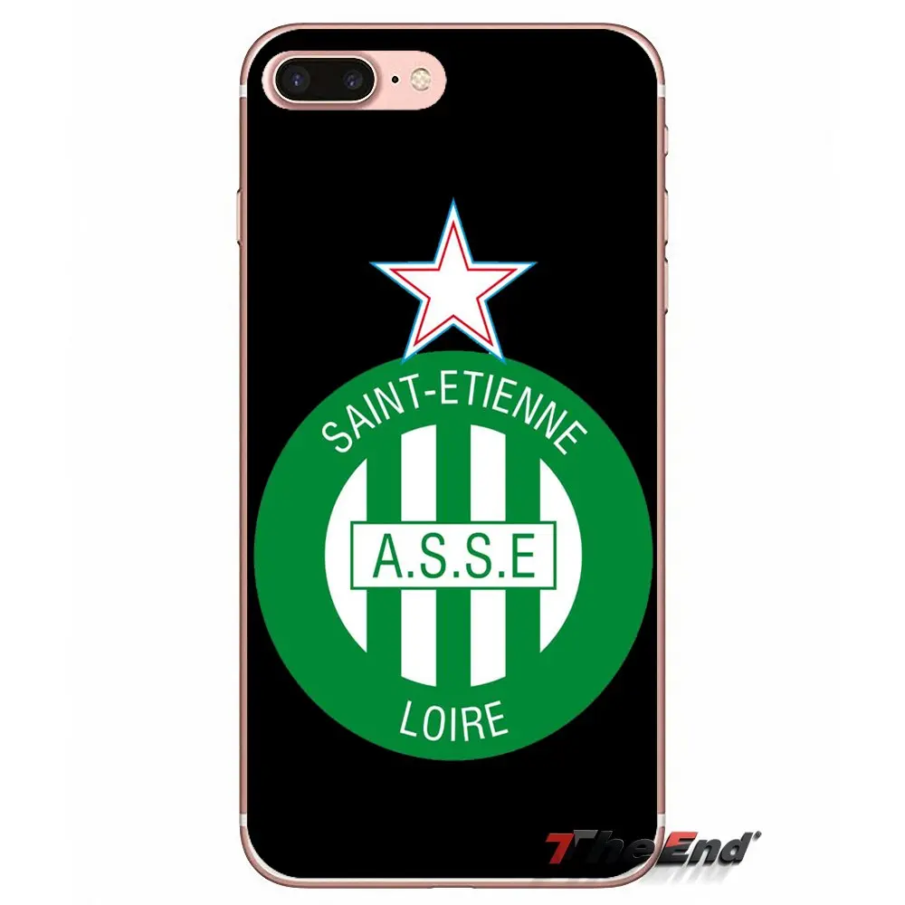 Чехол с логотипом для Sony Xperia Z Z1 Z2 Z3 Z5 compact M2 M4 M5 E3 T3 XA Aqua LG G4 G5 G3 G2 Mini Capa ASSE Saint Etienne Loire |