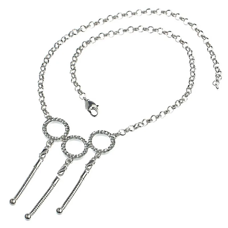 Большие бусины с отверстиями в европейском стиле самодельные Сменные