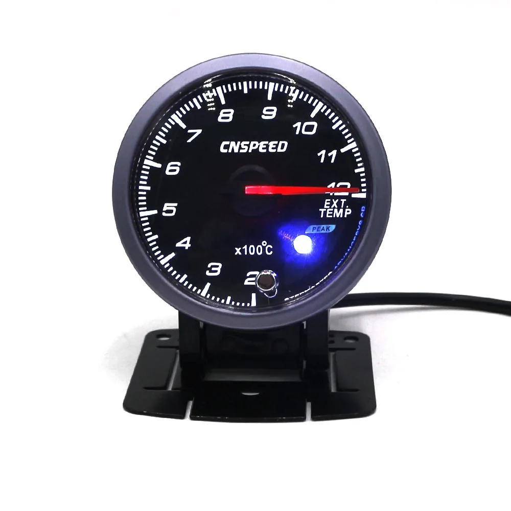 Датчик температуры выхлопных газов CNSPEED 60 мм 200 1200C EGT с датчиком черный