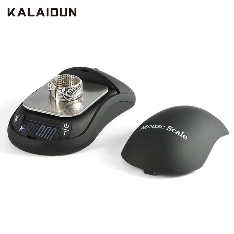 Цифровые весы KALAIDUN 200 г/0 01 г портативный ЖК-дисплей ювелирные Точность стиль мыши