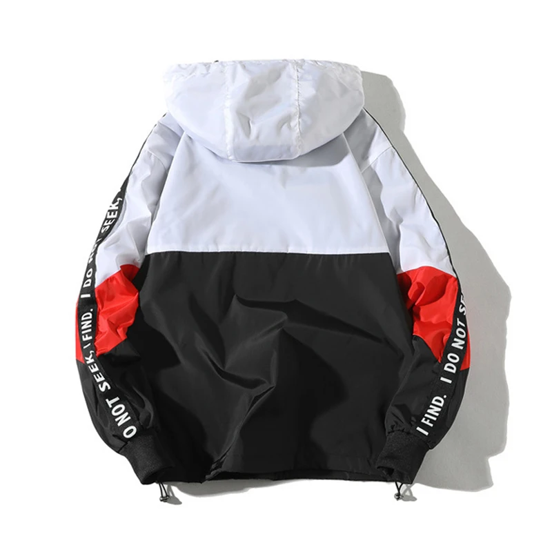 Mannen Anorak Jassen Модные мужские Harajuku Хип Хоп Уличная одежда Повседневная Trui с