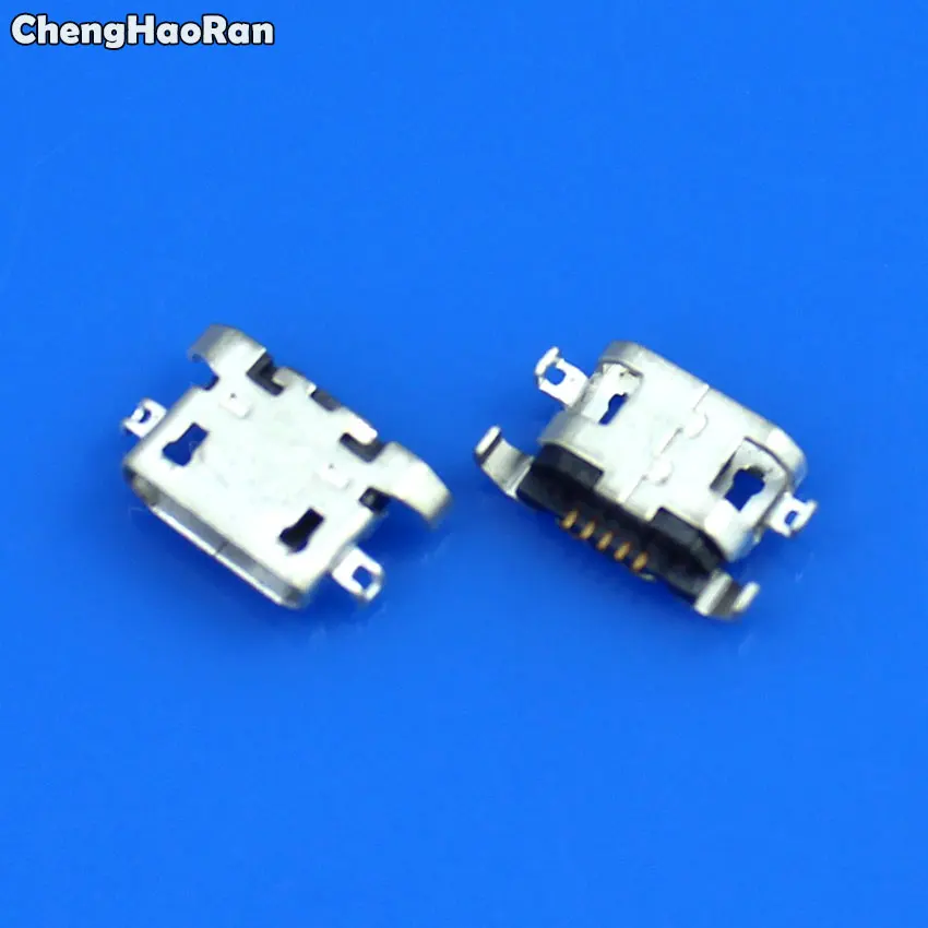 ChengHaoRan 10 шт. Micro USB 5pin B Тип Женский Разъем для Мобильный телефон разъем 5 контактный