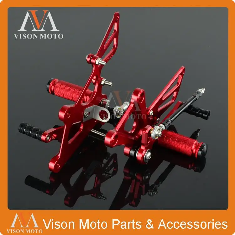 ЧПУ Регулируемые задние комплекты подножки для Honda CBR250RR 10 11 12 13 14 гоночного