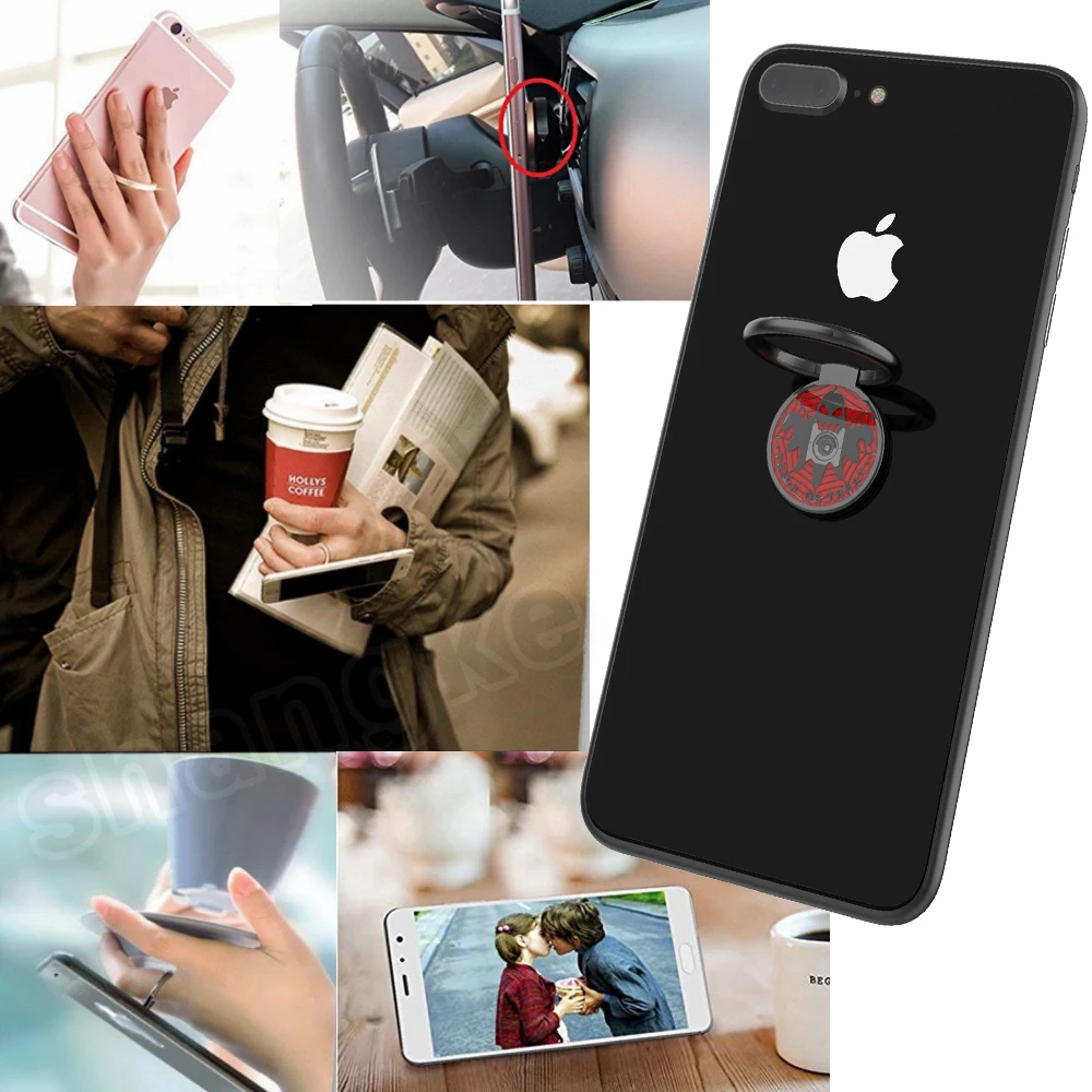 Mobile phone ring bracket Mini paste type zinc alloy magnet magnetic mobile For Halloween gift | Мобильные телефоны и
