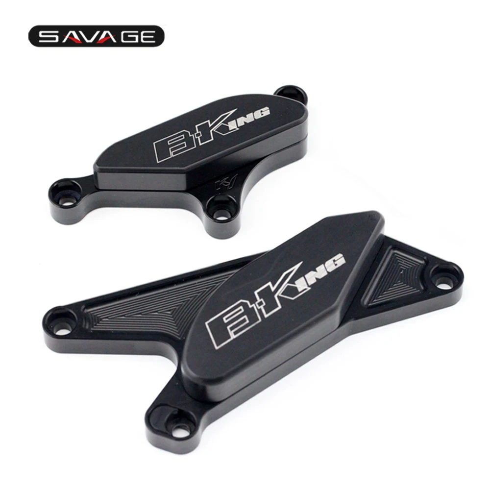 

LEFT & RIGHT SIDE ENGINE CASE GUARD COVER SLIDER FOR SUZUKI GSX 1300 B-KING 2007 2008 2009 2010 2011 2012 MOTORCYCLE ACCESSORIES