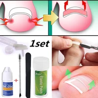 10pc inline toenail trimming tools with nail clippers and foot rubbing tools correction clamp stretch toenails thick nail groove