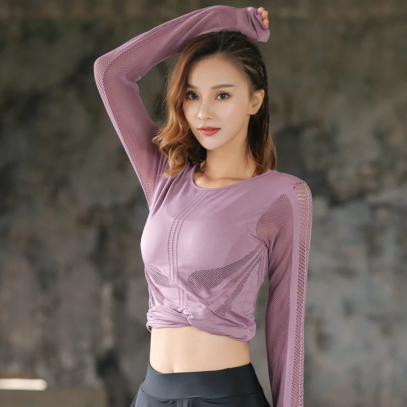 

Сексуальная Спортивная рубашка, женская футболка, спортивный костюм, топ для йоги, быстросохнущая рубашка для бега, одежда для спортзала, Спортивная рубашка, куртка