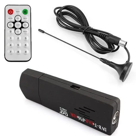 10PCS RTL SDR / FM+DAB DVB T USB 2.0 Mini Digital TV Stick DVBT Dongle RTL2832U & R820T Tuner Receiver + Remote Contro|usb dvd maker|usb wifi