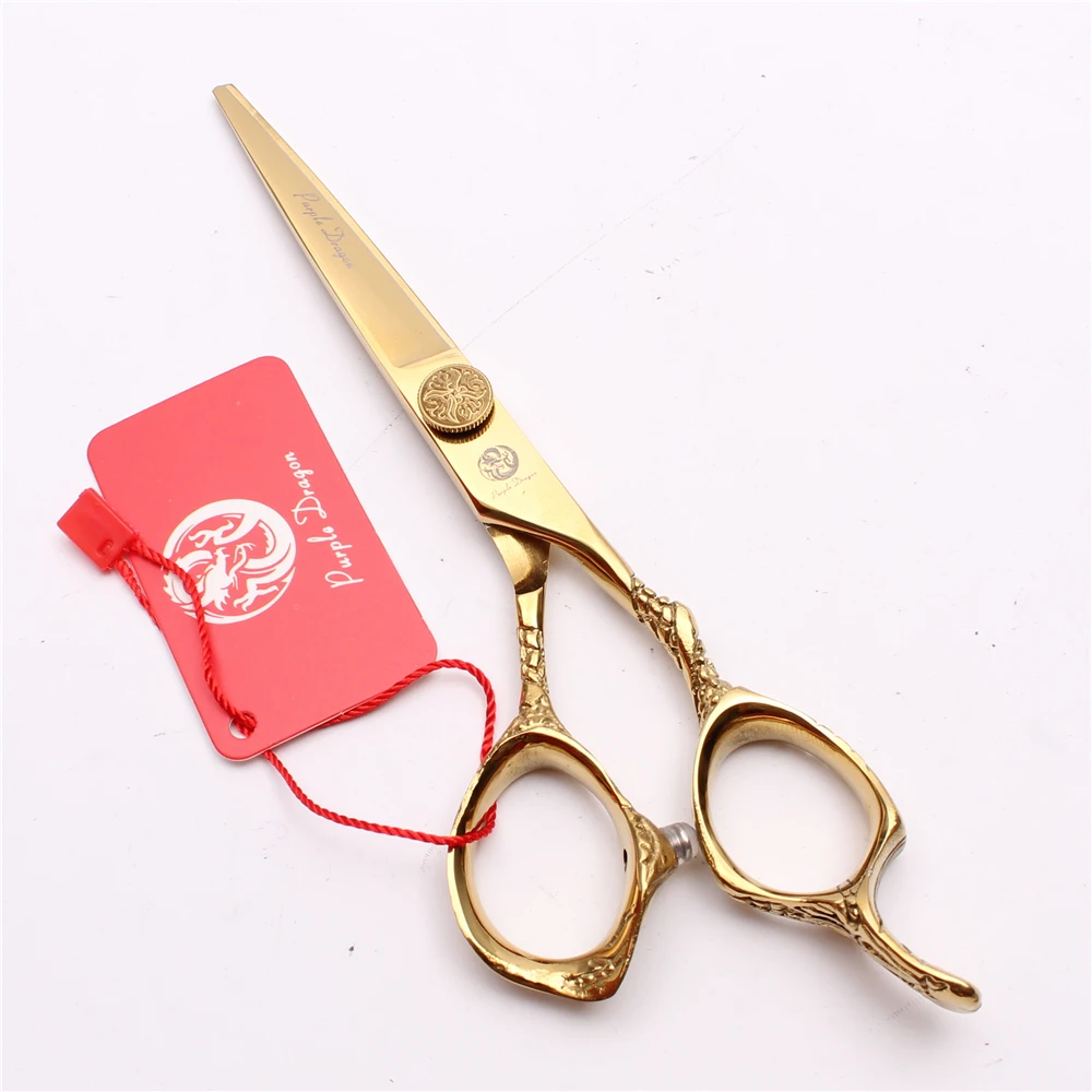 2Pcs 5.5&quot 16cm Purple Dragon JP 440C Professional Hairdressing Scissors Cutting Thinning Shears Hair Kit Z9001 | Красота и
