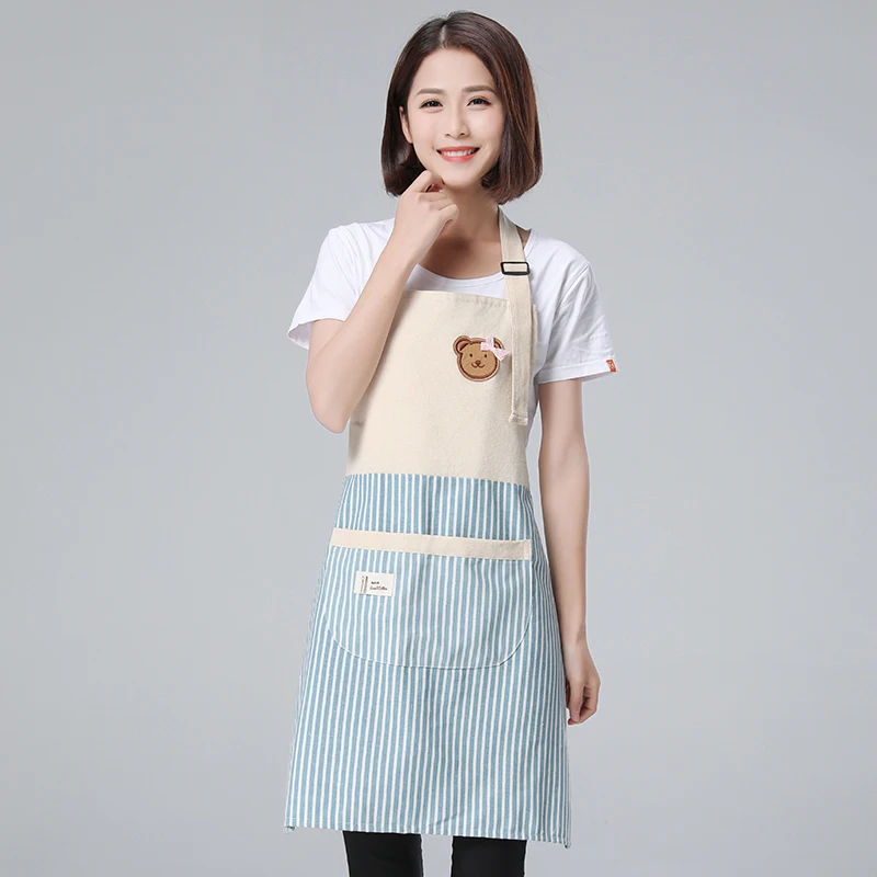Han edition fashion apron lovely kitchen cooking oil anti-fouling adult lady corset dress smock | Дом и сад