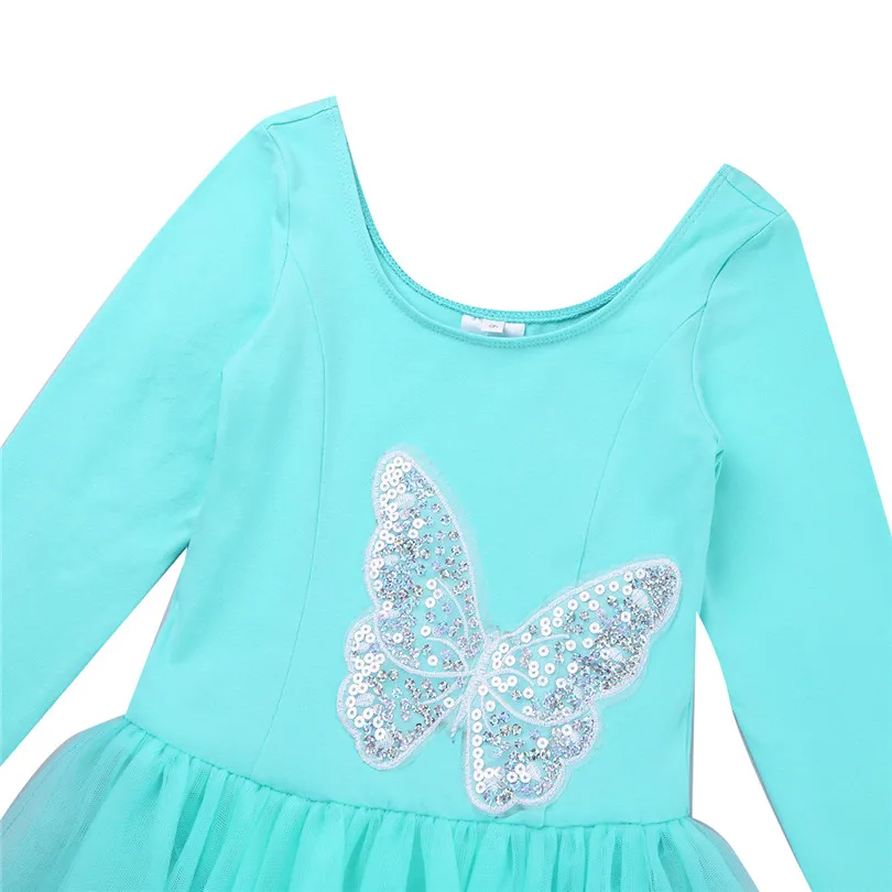 FEESHOW хлопковое Тюлевое балетное платье для девушек танцевальная одежда с длинным