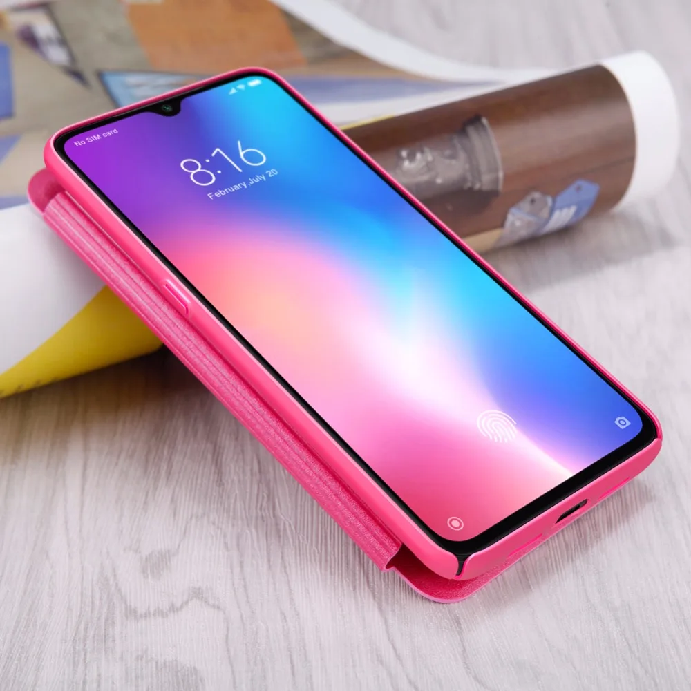 Filp чехол для Xiaomi mi9/mi 9 Explore ore NILLKIN Sparkle супер тонкий флип из искусственной кожи с