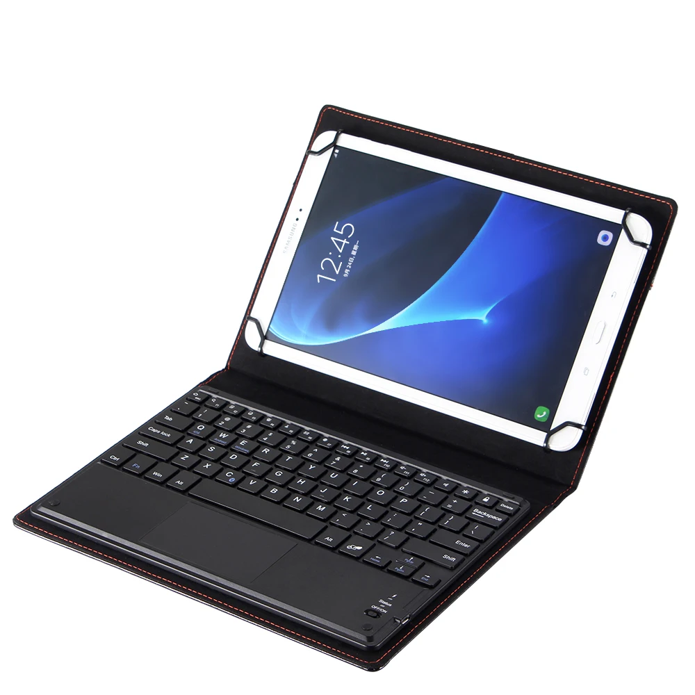 9 10 Универсальный беспроводной Bluetooth клавиатура кожаный чехол для Samsung Galaxy Tab A A6 1