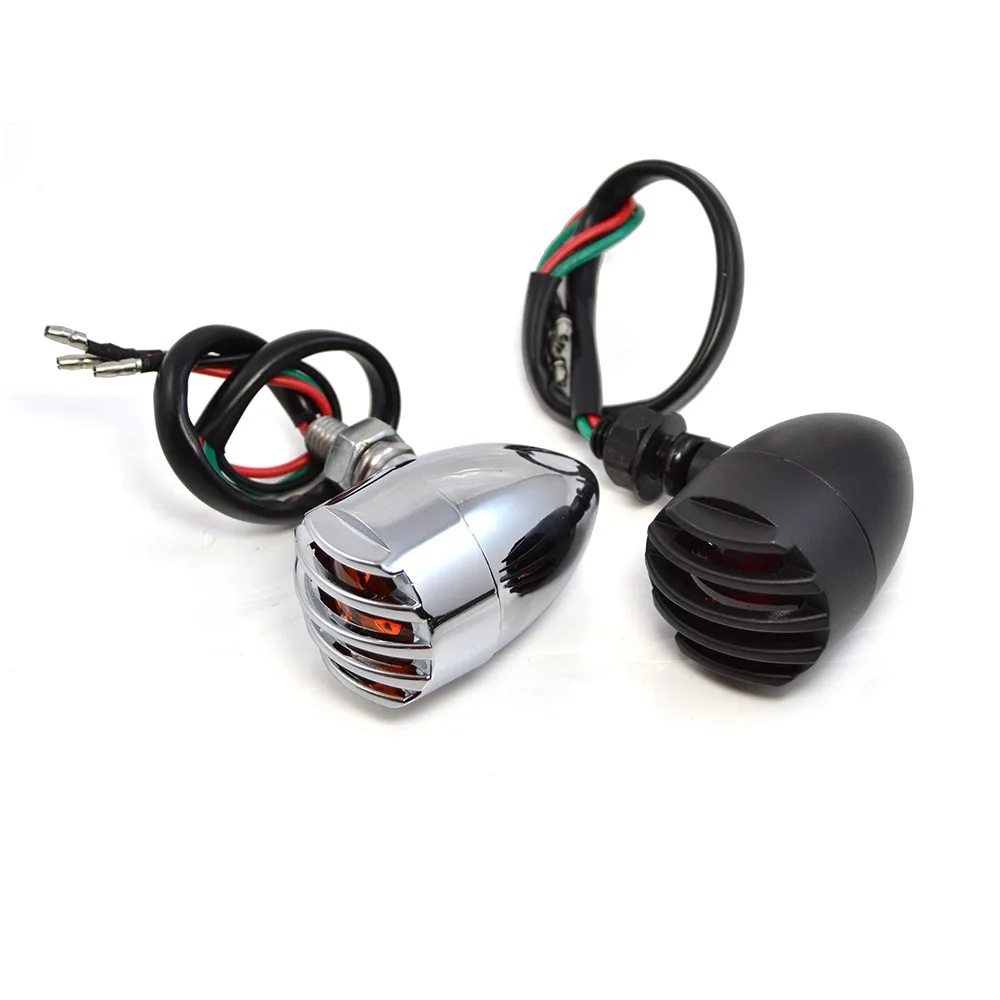 Горячая штанга барьер Стиль гриль светодиодный индикатор Сигналы хром/черный