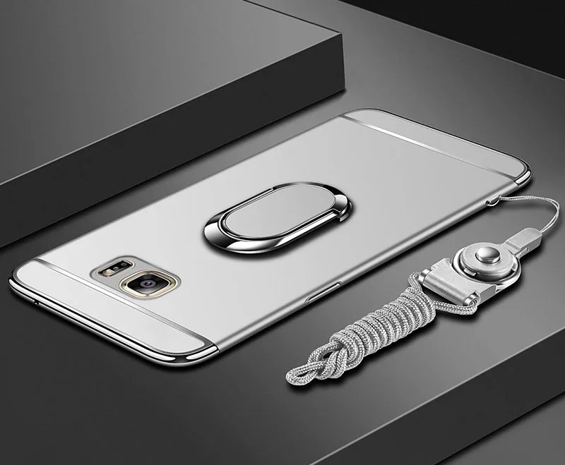 DIYABEI для samsung Galaxy S6 G9200 s6 edge G9250 S6 Edge Plus G9280 задняя крышка чехол для телефона с подставкой Магнитный кронштейн