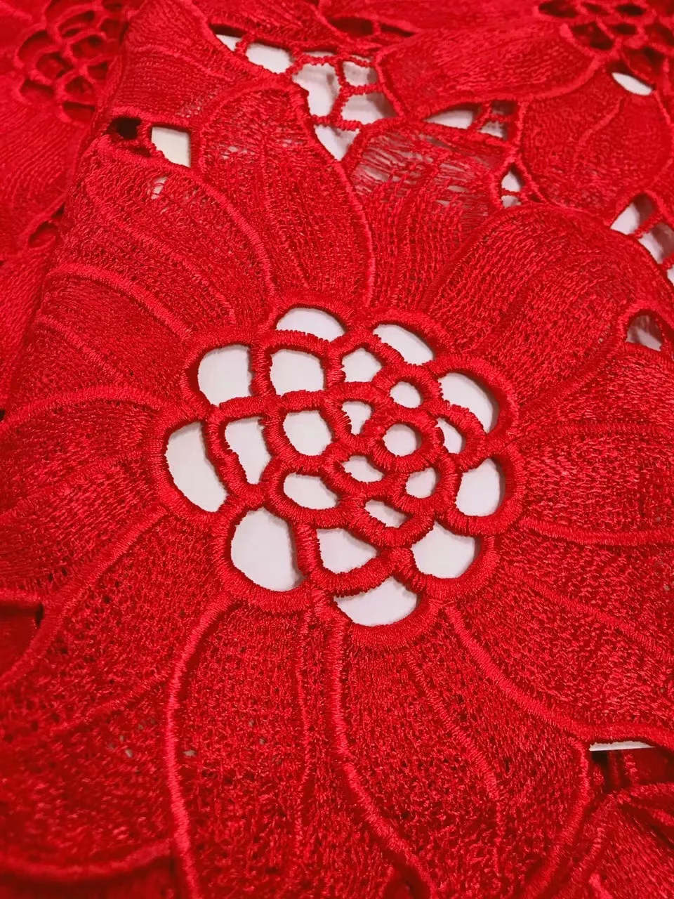 

R16771 African Lace Hot Sell Mesh 2020 New Arrival Plain Yellow Color african cord Lace /guipure lace Fabrics High Quality