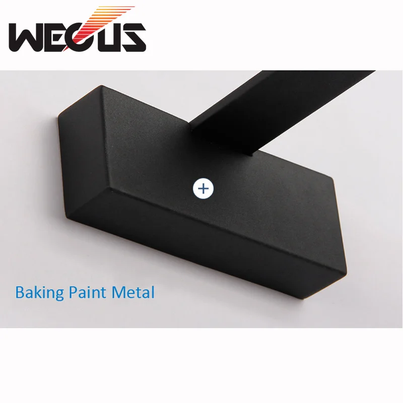 Скандинавский светодиодный светильник для ванной комнаты черный/белый