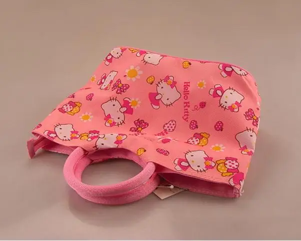 2017 повседневная женская сумка-шоппер с рисунком Hello Kitty милая дизайнерская