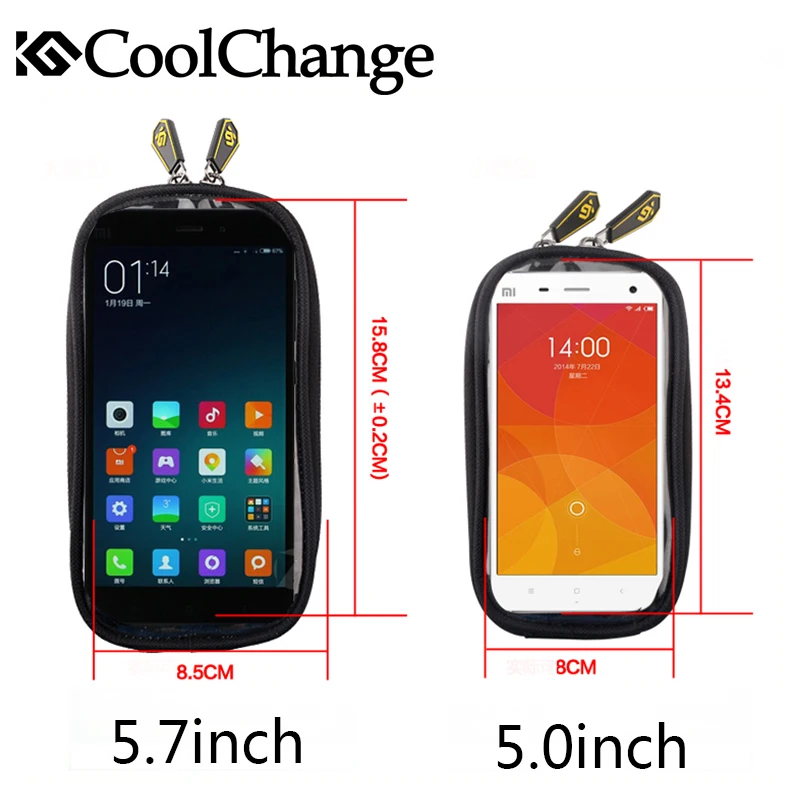 CoolChange велосипедная сумка для телефона с сенсорным экраном передняя рамка