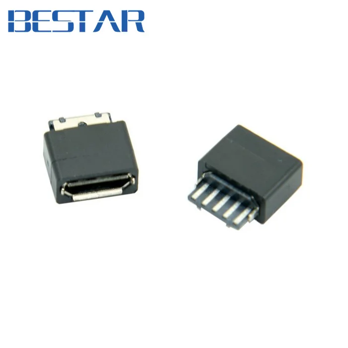 10 шт. запасные части для 5 контактного разъема Micro USB типа B|usb female|jack portusb female |
