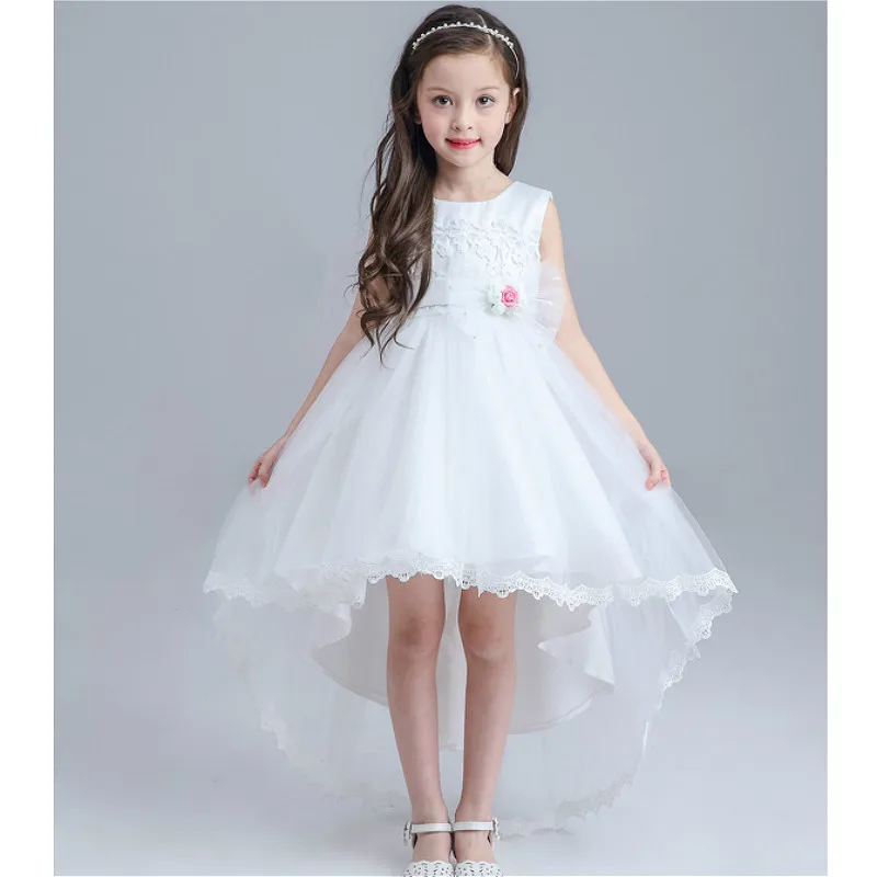 Бесплатная доставка платья для девочек с цветами на свадьбу элегантное платье со