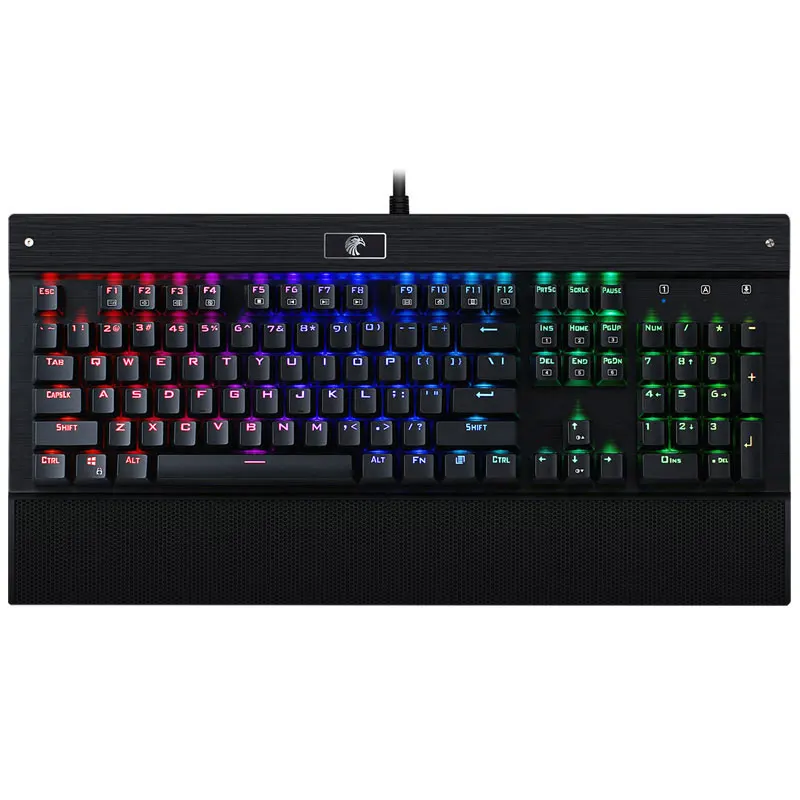 Z77 RGB игровая механическая клавиатура с поддержкой запястья эргономичный дизайн