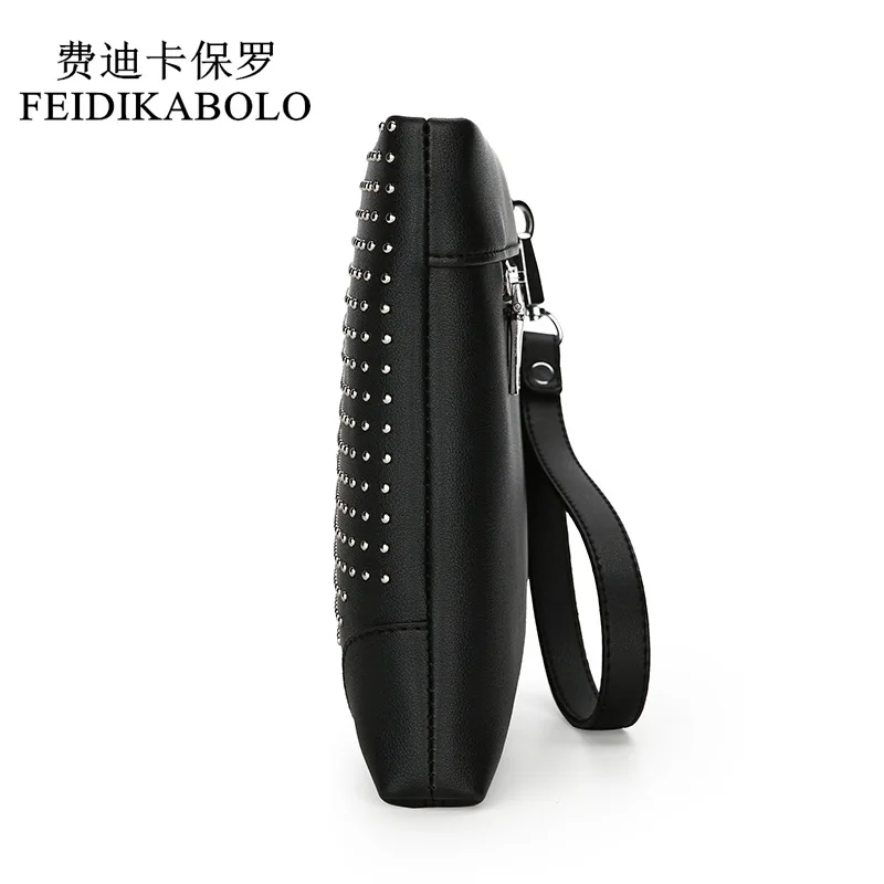 FEIDIKABOLO Лидирующий бренд мужской кожаный кошелек клатч кошельки уличный с