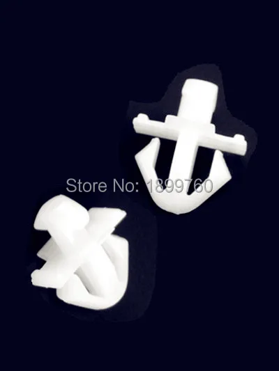 Набор из 500 шт. белых нейлоновых зажимов для двери и рокерной панели фиксатор A20408