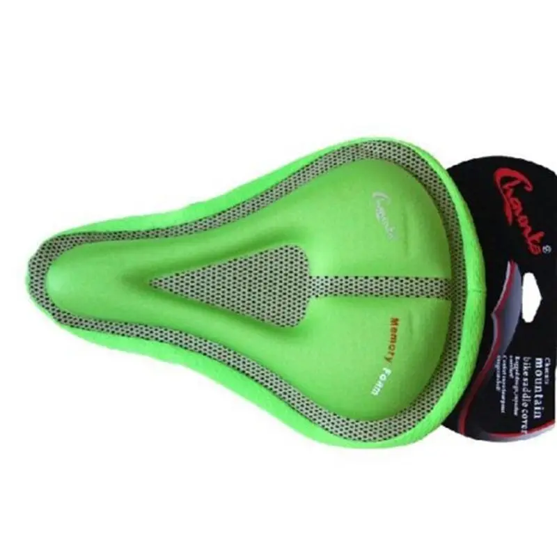 Free shipping SSS memory foam cushion bike bicycle silica gel saddle seat cover | Спорт и развлечения