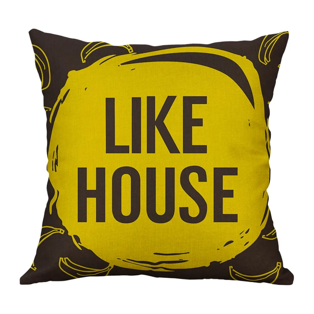 4 вида стилей A/B желтый Наволочка декоративная наволочка для дивана домашний