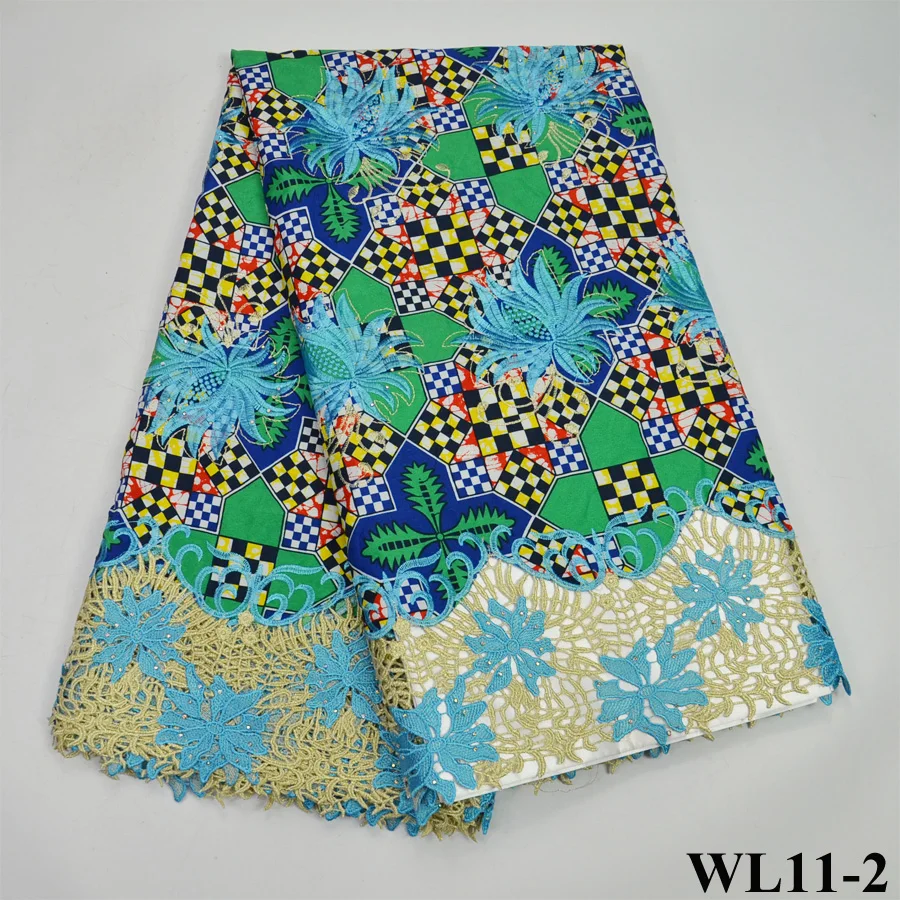 WL11 Цветочная вышивка Нигерия Высокое качество Африканский шнур бисером PeachTurkey