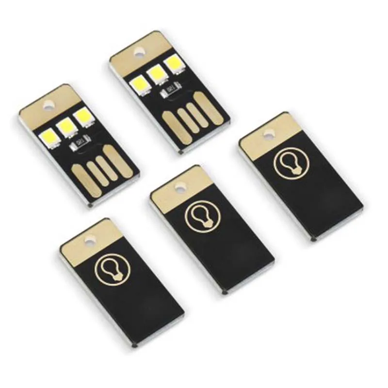 5 шт. Портативный Ночной Кемпинг Eqpment USB power 3 светодиодный светильник 2835 фишек карманная карточная лампа светодиодный брелок USB светильник ультра низкая мощность