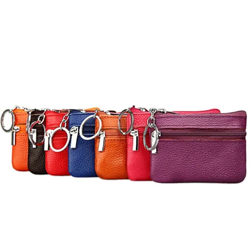 Новинка 2019 Модный женский и мужской кошелек для ключей компактный на молнии с